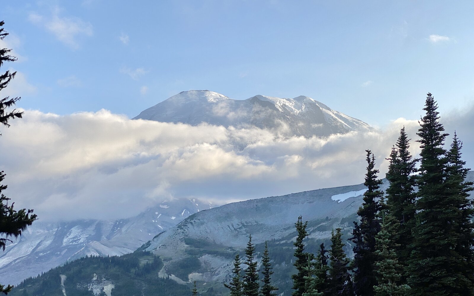 The Sunrise side of Mount Rainier